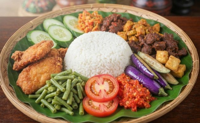 nasi-campur-indonesian-mixed-rice