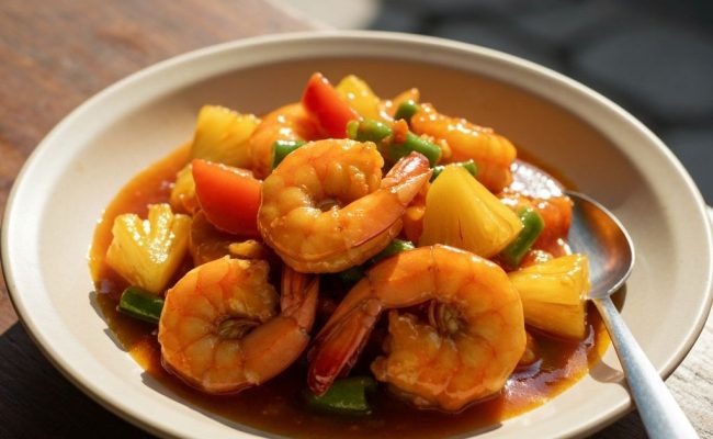 sweet-sour-prawns-indonesian